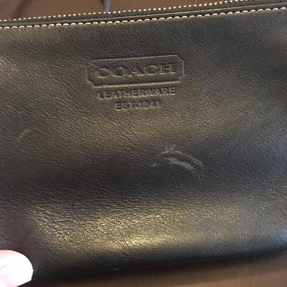 Black coach wristlet - Picture 2 of 4